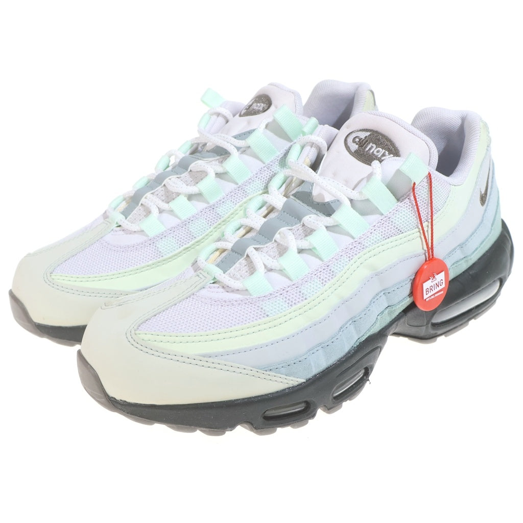 NIKE(ナイキ) AIR MAX 95 SEQUOIA エアマックス 95 セコイア ローカットスニーカー US8.5/26.5cm ホワイト/ライトブルー DQ9468-355