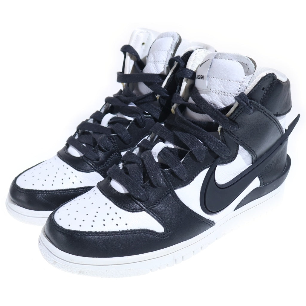 NIKE(ナイキ) ×AMBUSH DUNK HIGH BLACK アンブッシュ ダンク ハイカットスニーカー ブラック/ホワイト US7/25cm CU7544-001