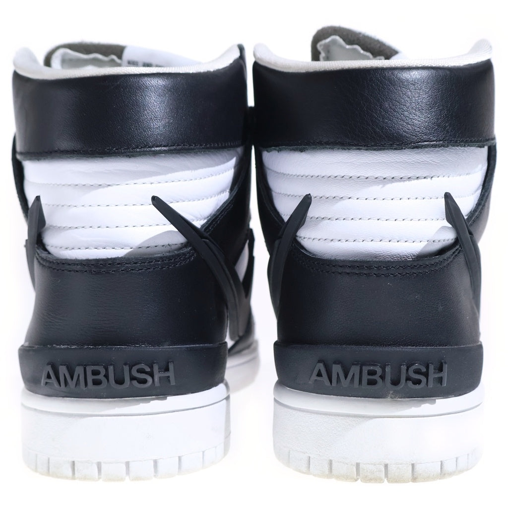 NIKE(ナイキ) ×AMBUSH DUNK HIGH BLACK アンブッシュ ダンク ハイカットスニーカー ブラック/ホワイト US7/25cm CU7544-001