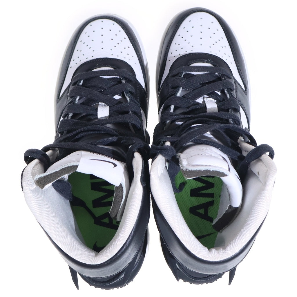 NIKE(ナイキ) ×AMBUSH DUNK HIGH BLACK アンブッシュ ダンク ハイカットスニーカー ブラック/ホワイト US7/25cm CU7544-001
