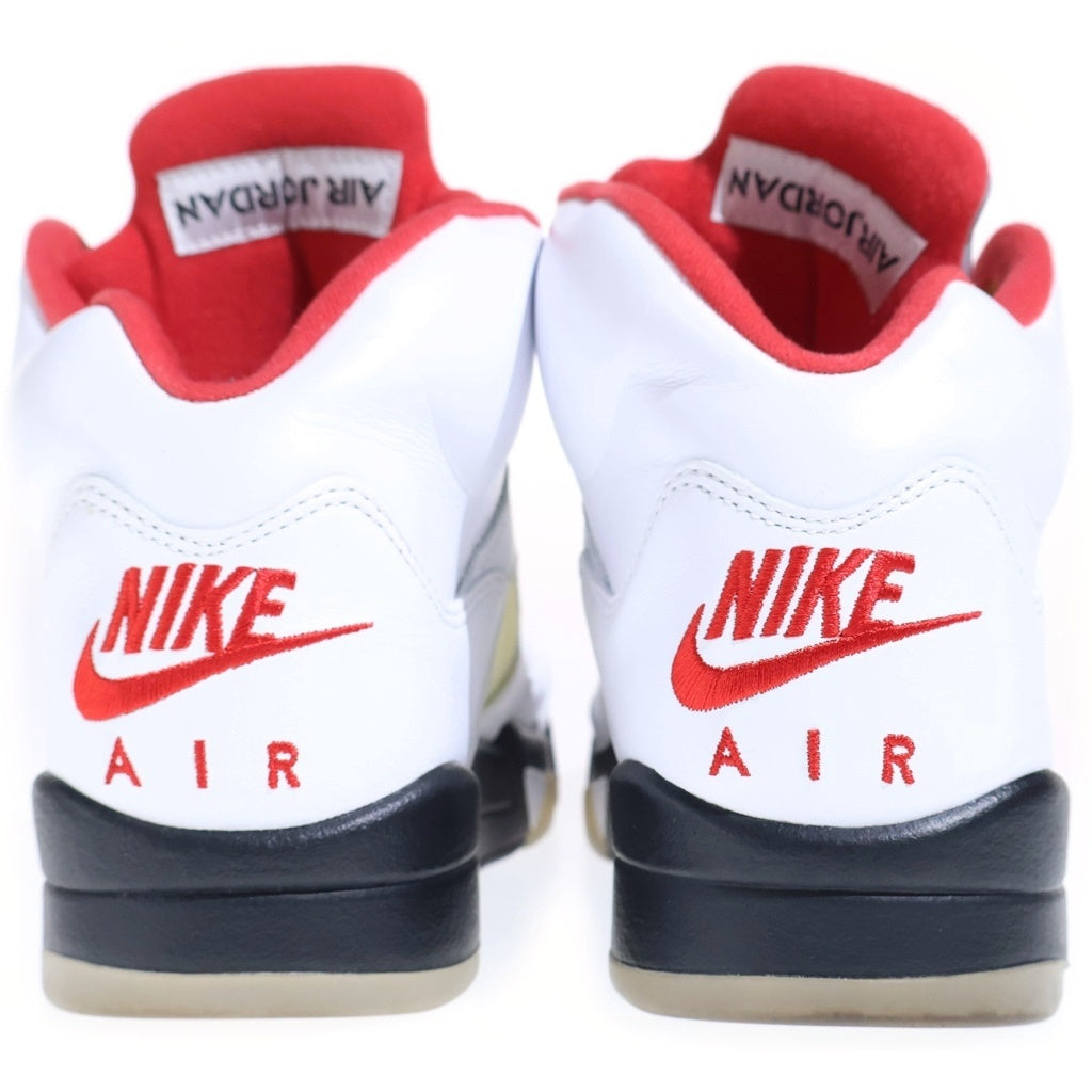 NIKE(ナイキ) AIR JORDAN 5 RETRO FIRE RED エアジョーダン5 レトロ ファイヤー レッド/ホワイト US7/25cm DA1911-102