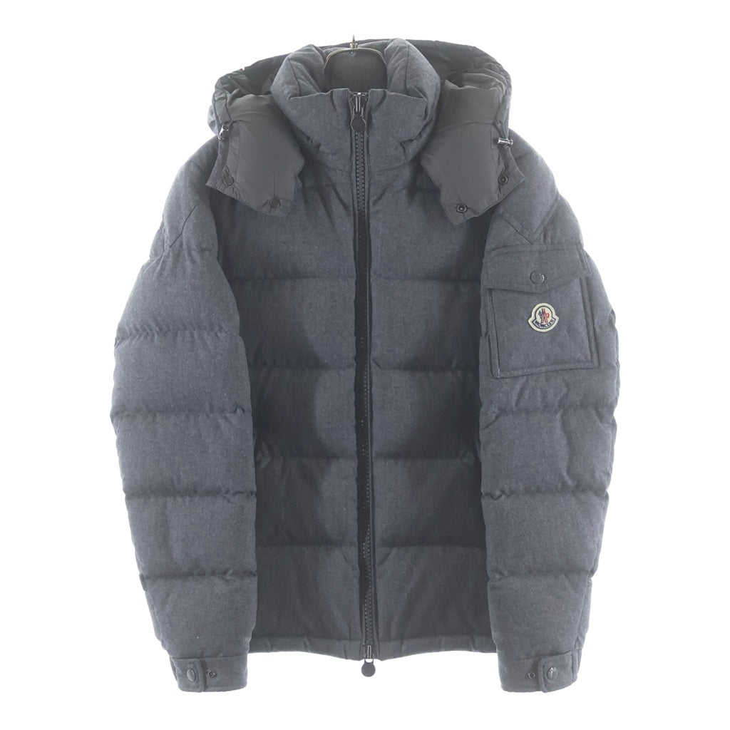 MONCLER(モンクレール) 20AW MONTGENEVRE モンジュネーブル フーデットジップアップ ダウンジャケット グレー F20911A53700 54272
