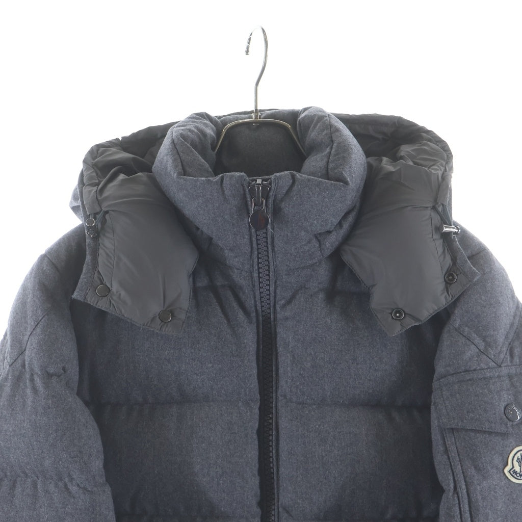 MONCLER(モンクレール) 20AW MONTGENEVRE モンジュネーブル フーデットジップアップ ダウンジャケット グレー F20911A53700 54272