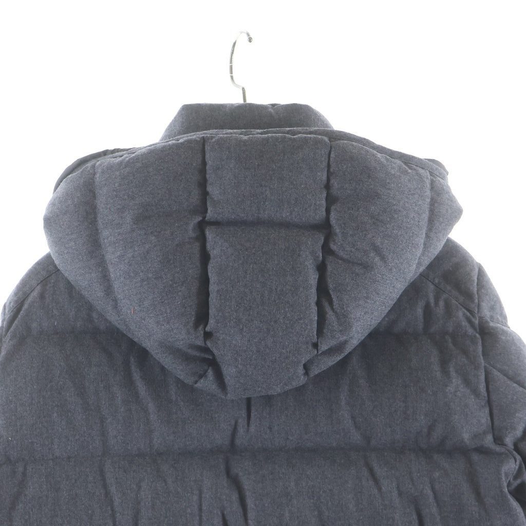 MONCLER(モンクレール) 20AW MONTGENEVRE モンジュネーブル フーデットジップアップ ダウンジャケット グレー F20911A53700 54272