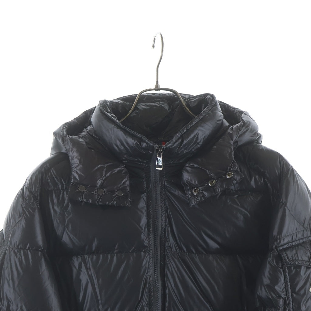 MONCLER(モンクレール) ZIN ジン フーデットジップアップ ダウンジャケット ブラック 32091403150553029