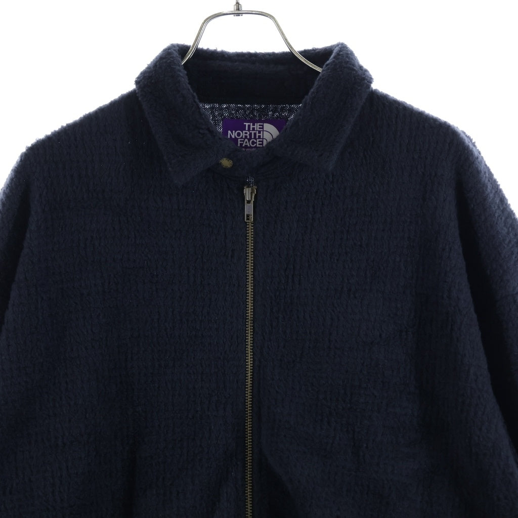 THE NORTH FACE PURPLE LABEL(ノースフェイスパープルレーベル) POLARTEC WOOL FLEECE SWEATER JACKET ポーラーテック ウールフリース スウェッタージャケット ブラック N25FA051