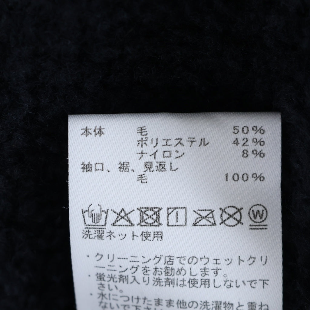 THE NORTH FACE PURPLE LABEL(ノースフェイスパープルレーベル) POLARTEC WOOL FLEECE SWEATER JACKET ポーラーテック ウールフリース スウェッタージャケット ブラック N25FA051