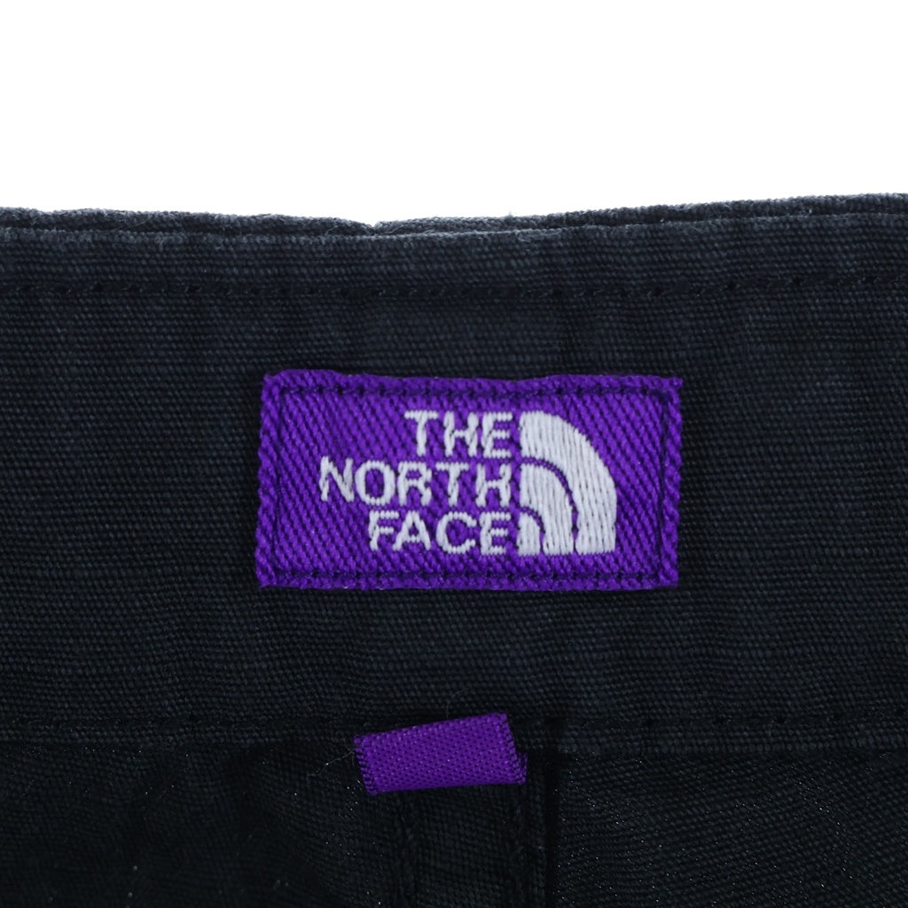 THE NORTH FACE PURPLE LABEL(ノースフェイスパープルレーベル) RIPSTOP FIELD CARGO PANT リップストップドローストリングフィールドカーゴパンツ ブラック N25FC067