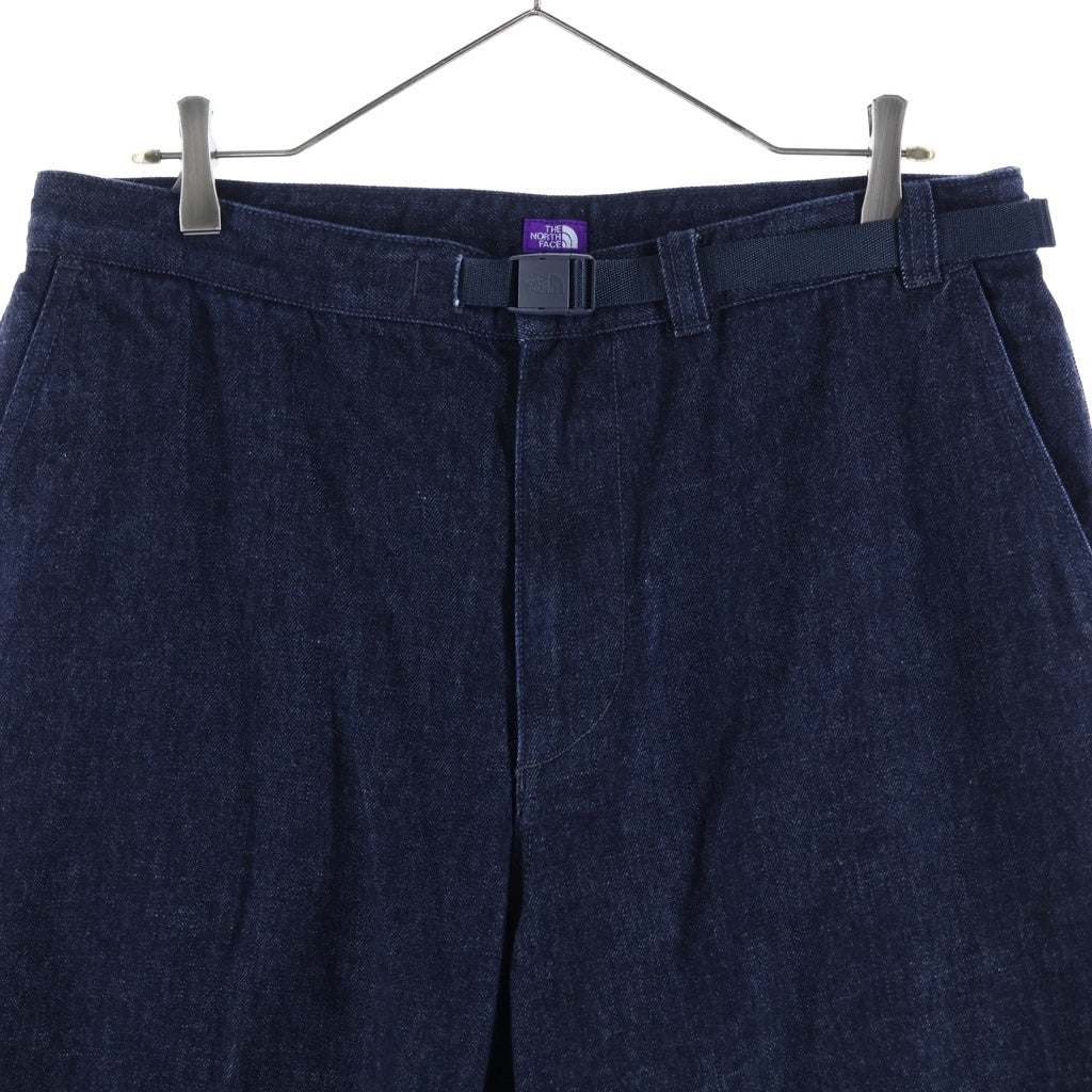 THE NORTH FACE PURPLE LABEL(ノースフェイスパープルレーベル) DENIM WIDE TAPERED FIELD PANTS デニム ワイドテーパードフィールドパンツ インディゴ N24FC080