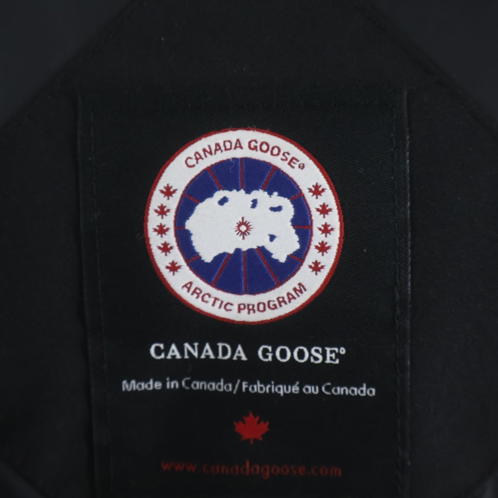 CANADA GOOSE(カナダグース) RUSSELL PARKA ラッセルパーカ ファーフーデッドダウンジャケット ブラック 2301JM