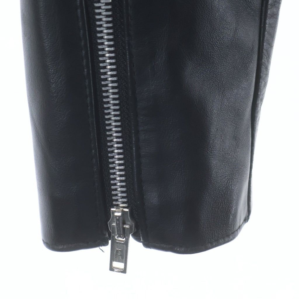666 LEATHER WEAR(トリプルシックスレザーウェア) イングランド製 ダブルライダース レザージャケット ブラック