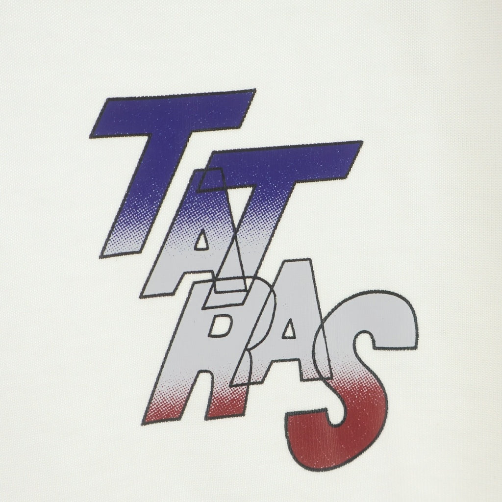 TATRAS(タトラス) 25SS ETANO エターノ プリントロゴデザイン クルーネック半袖Tシャツカットソー ホワイト MTMA25S8400-M