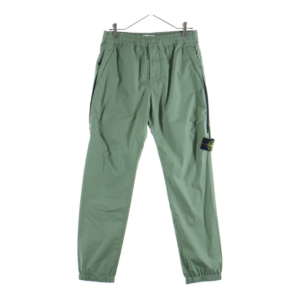 STONE ISLAND(ストーンアイランド) コンパスロゴ ウエストゴム ドローコード カーゴパンツ グリーン 781530503