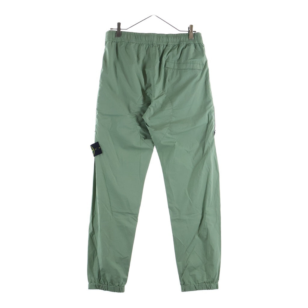 STONE ISLAND(ストーンアイランド) コンパスロゴ ウエストゴム ドローコード カーゴパンツ グリーン 781530503
