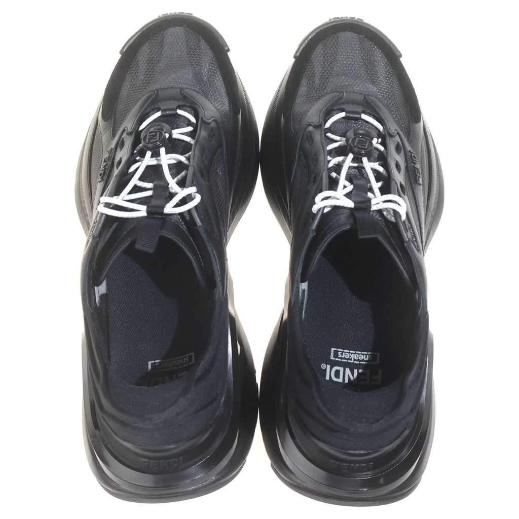 FENDI(フェンディ) 26SS F-LIGHT SNEAKER Fライト ローカットスニーカー ブラック 7E1846 AYFP F08M4