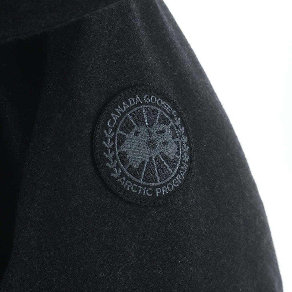CANADA GOOSE(カナダグース) LANGFORD ラングフォード ウール フーデッドダウンコート ブラック 2062M1