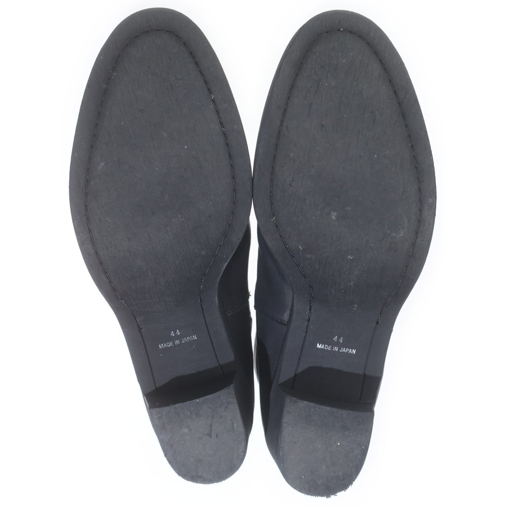 NO ID.(ノーアイディ) DRAPE HEEL BOOTS ドレープ ジップアップ ヒールブーツ ブラック 845208-96F