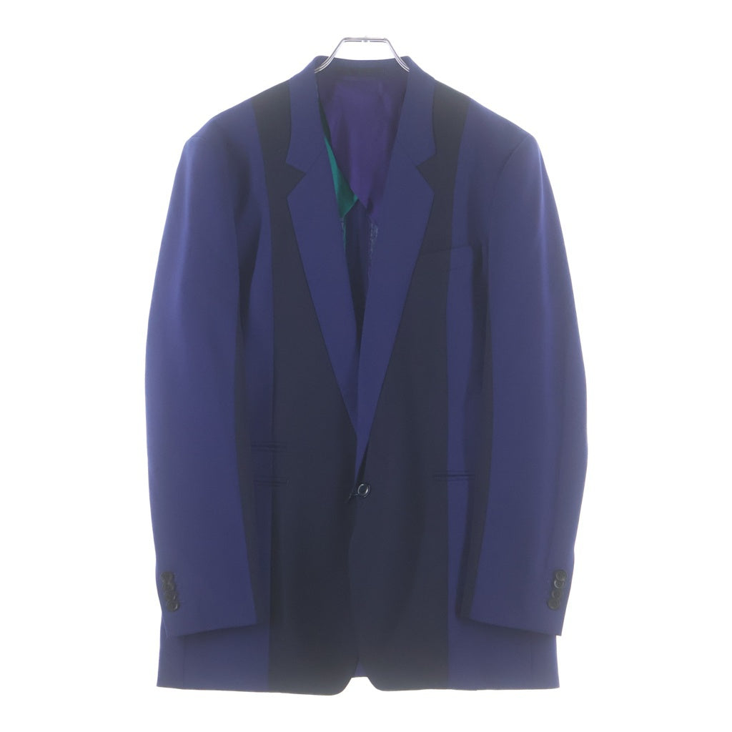Paul Smith(ポールスミス) 18SS MIX UP INSERTED LAPEL JACKET ミックス アップ インサーテッド ラペル シングルテーラードジャケット ネイビー PF-SL-66946