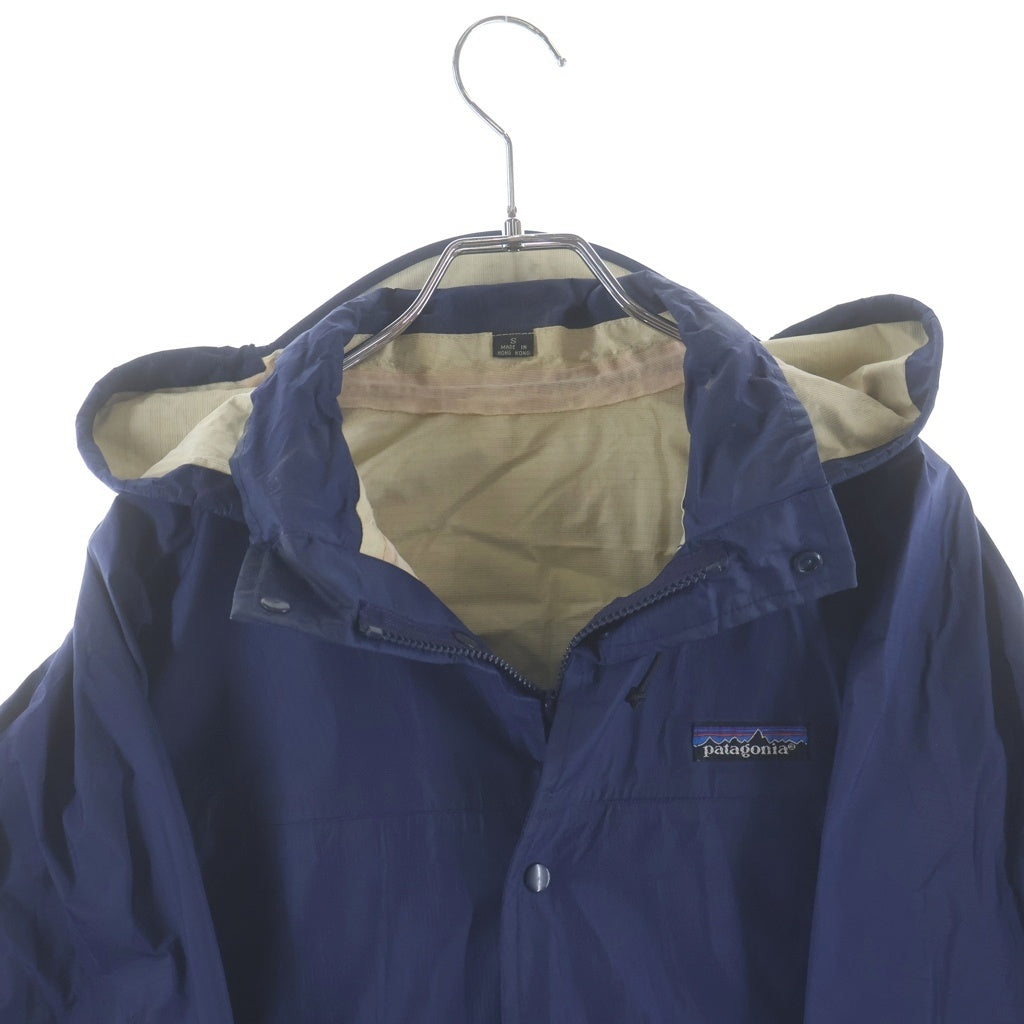 PATAGONIA(パタゴニア) 80-90S VINTAGE ヴィンテージ リップストップ フーデッドナイロンコート ジャケット ブルー