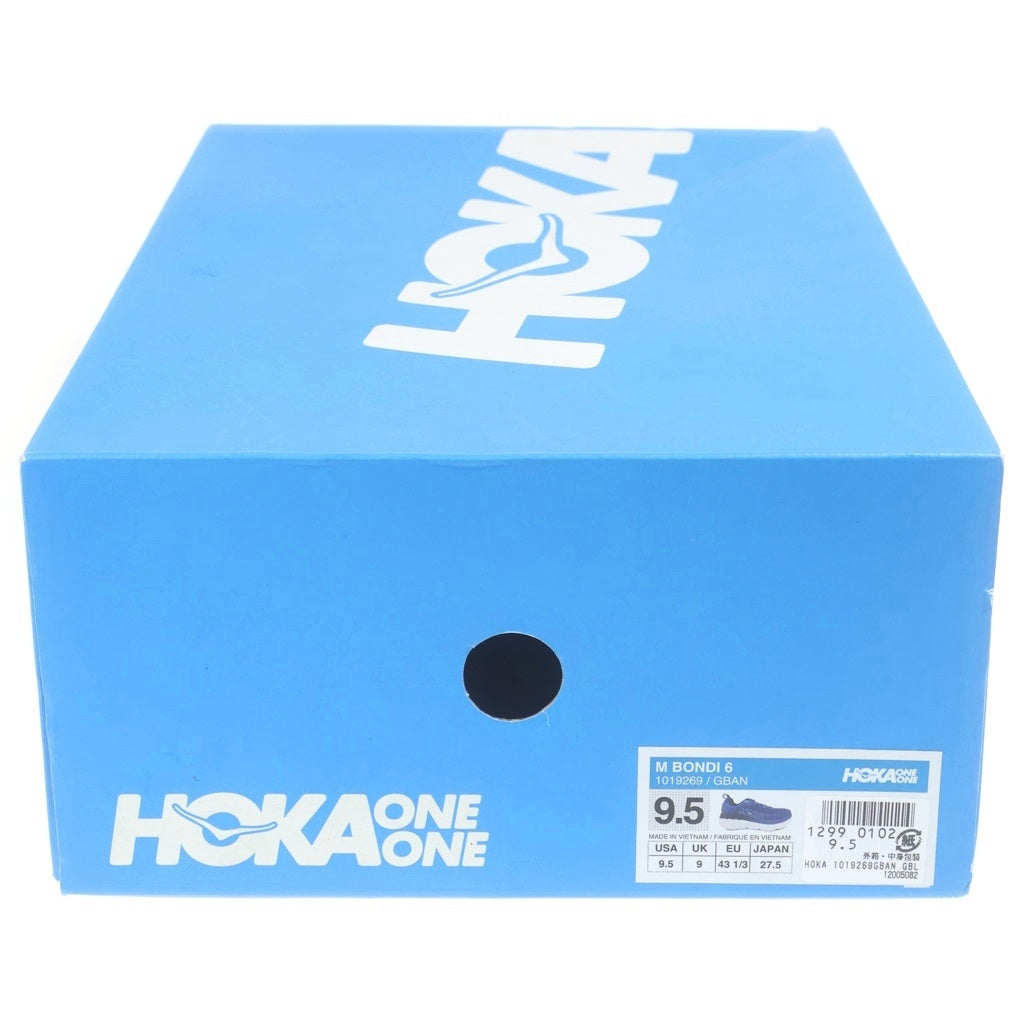 HOKA ONE ONE(ホカオネオネ) BONDI 6 ボンダイ ローカットスニーカー ブルー US9.5/27.5cm 1019269