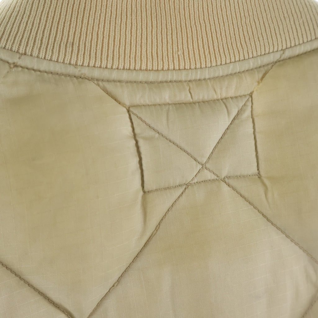 Eddie Bauer(エディバウワー) 50S VINTAGE 雪タグ USA製 ヴィンテージ ダイヤキルティングダウンジャケット ベージュ