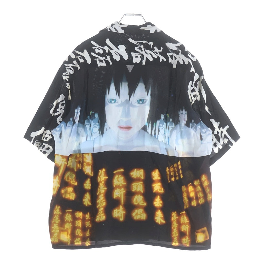 WACKO MARIA(ワコマリア) 24SS ×GHOST IN THE SHELL 攻殻機動隊 INNOCENCE S/S HAWAIIAN SHIRT TYPE-2 ゴーストインザシェル イノセンス 総柄 半袖 ハワイアンシャツ INNOCENCE-WH-HI02