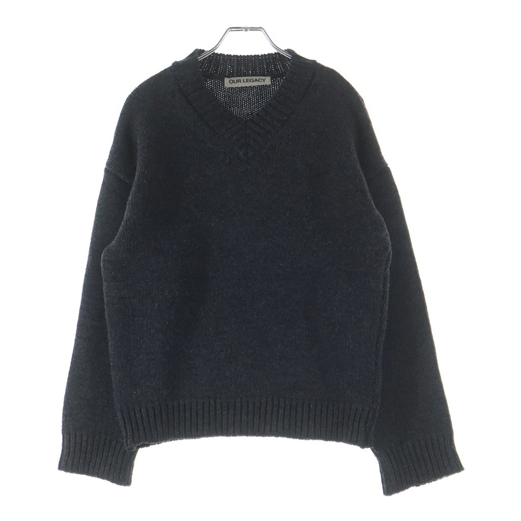 OUR LEGACY(アワーレガシー) SONAR V-NECK KNIT ソナー Vネックニットセーター グレー M4243SA