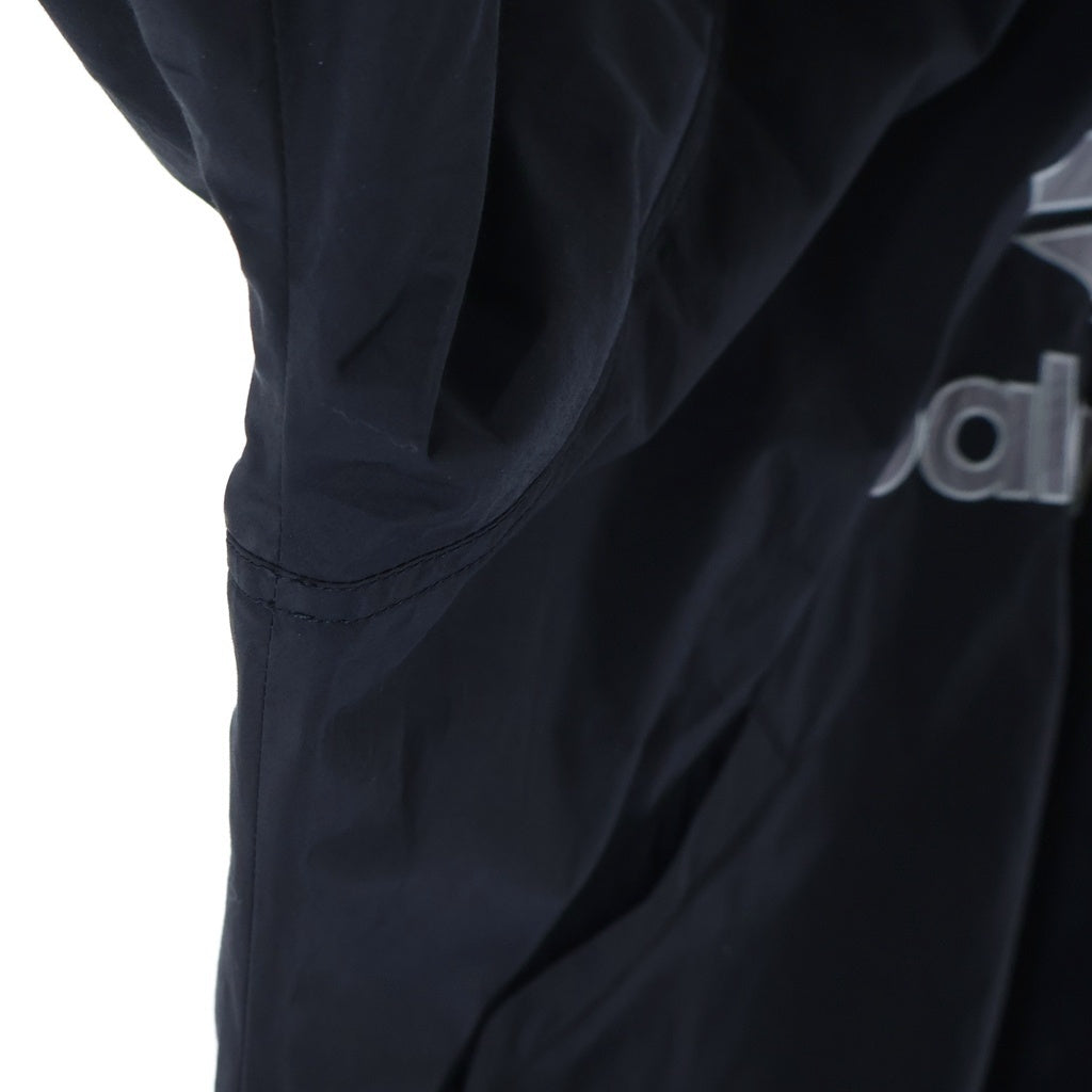 BALENCIAGA(バレンシアガ) 26SS 3B FOOTBALL TRACKSUIT JACKET 3Bフットボール 両面ロゴ刺繍 ナイロントラックジャケット ジップアップブルゾン ブラック 857734 TPQ38