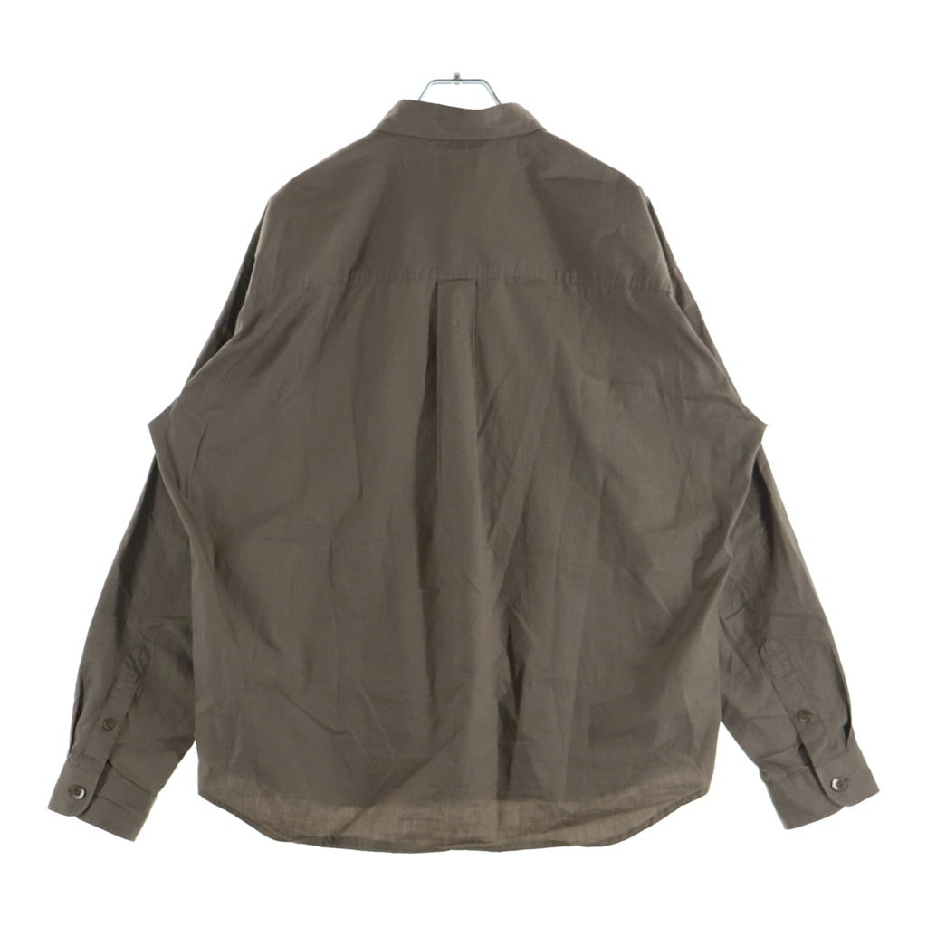 NEIGHBORHOOD(ネイバーフッド) 25SS PLAIN SHIRT LS プレーン 長袖ボタンシャツ カーキ 251SPNH-SHM03