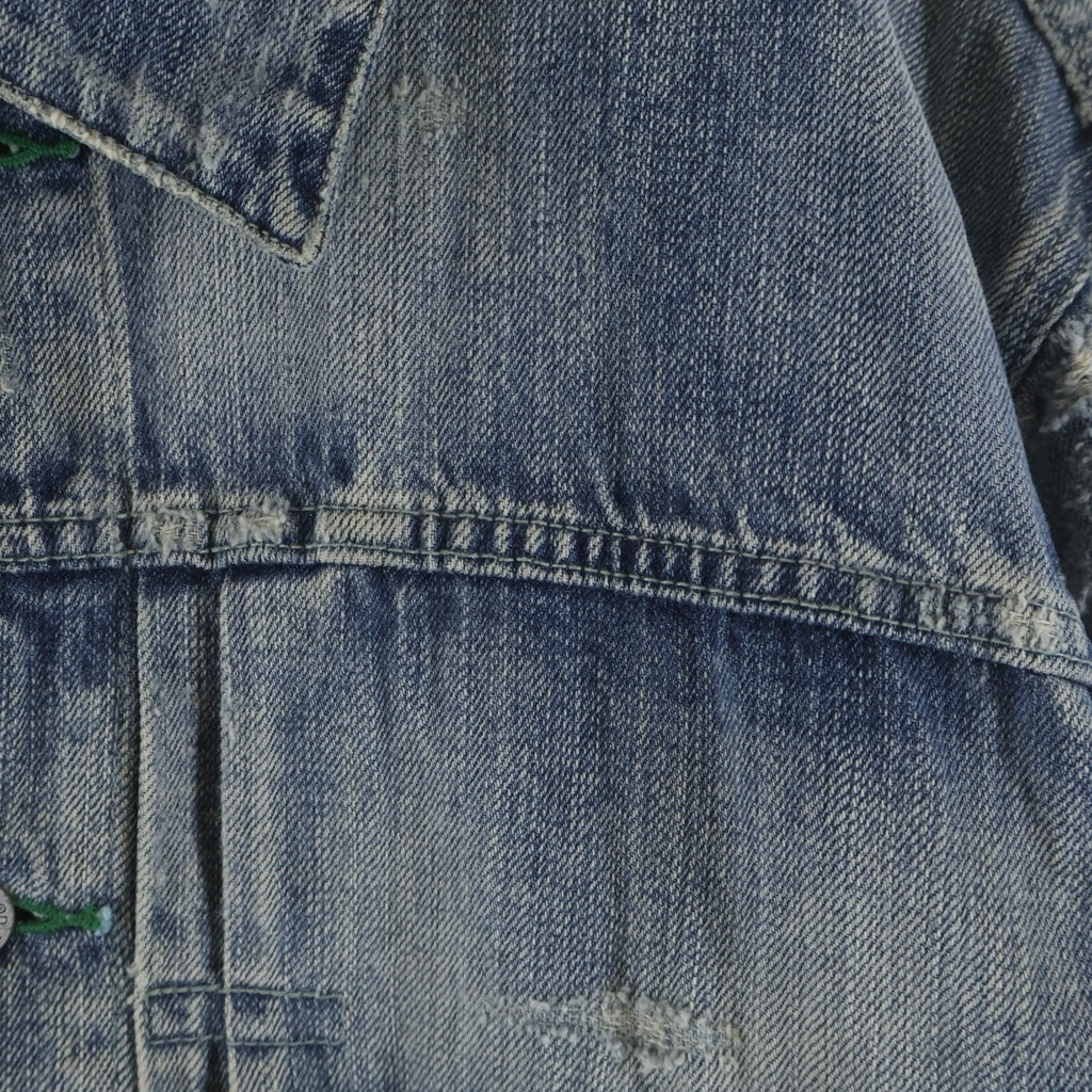 NEIGHBORHOOD(ネイバーフッド) 20AW SAVAGE STOCKMAN TYPE-A C-JKT デストロイ加工 デニムトラッカージャケット インディゴ 202XBNH-JKM02