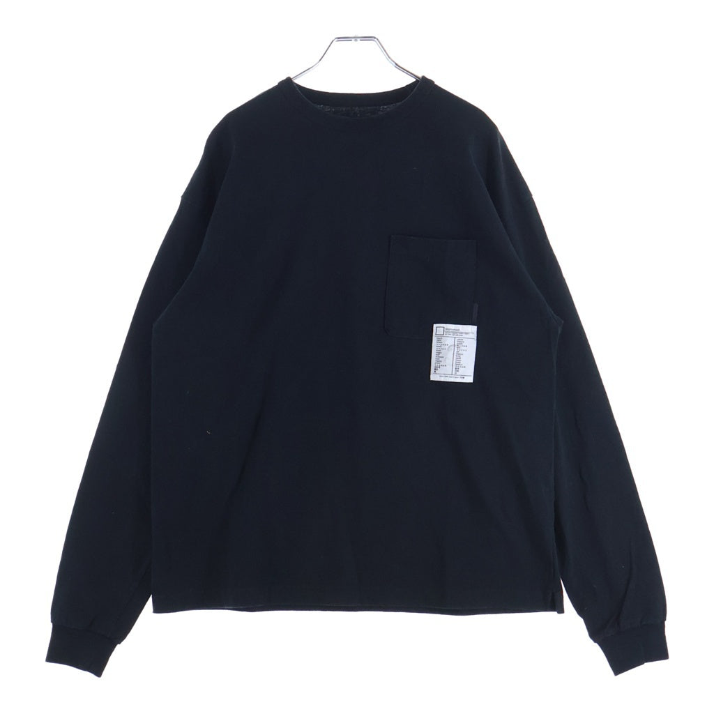 NEIGHBORHOOD(ネイバーフッド) 25SS BW CREWNECK-P LS ポケットTシャツ 長袖クルーネックカットソー ブラック 251UWNH-CSM06