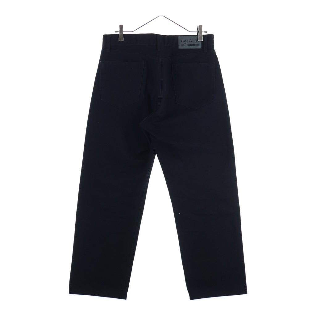 NEIGHBORHOOD(ネイバーフッド) 25SS ×AGNES.B STRAIGHT PANTS アニエスベー ジップフライ ストレートデニムパンツ ブラック 2527270N-PTM02S