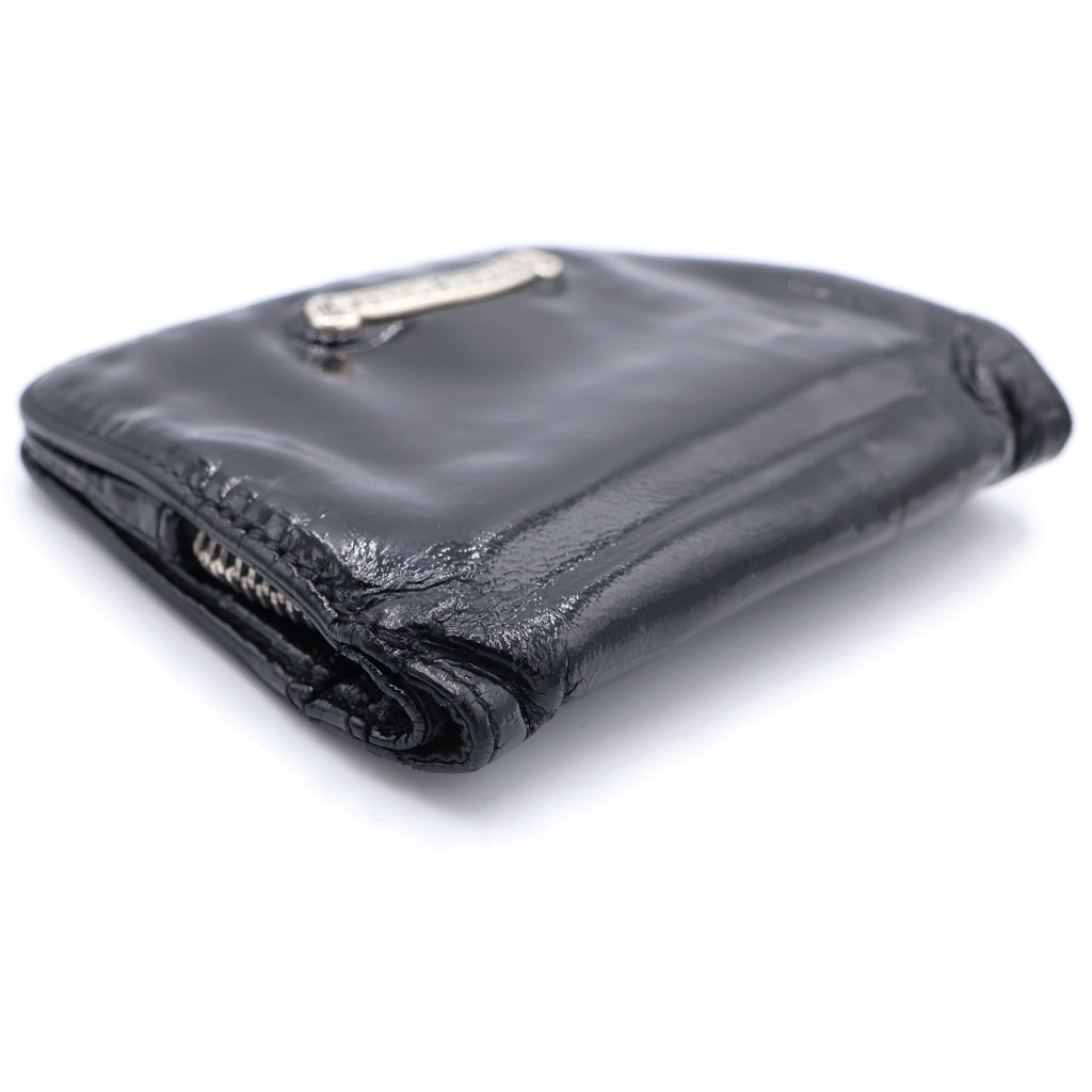 CHROME HEARTS(クロムハーツ) JOEY ジョーイ パテント レザーウォレット 財布 ブラック