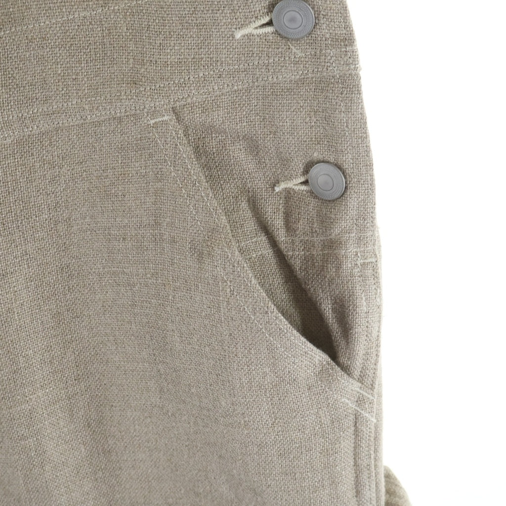 UNION LAUNCH(ユニオンランチ) ×RON HERMAN ロンハーマン リネン オーバーオール ベージュ 3010300682