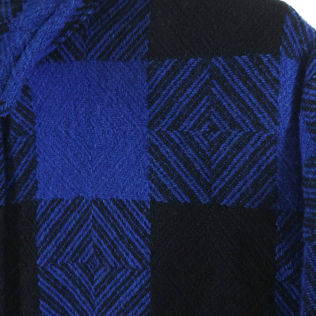TENDERLOIN(テンダーロイン) BUFFALO SHT JKT バッファロー チェック柄 ウール シャツ ジャケット ブルー