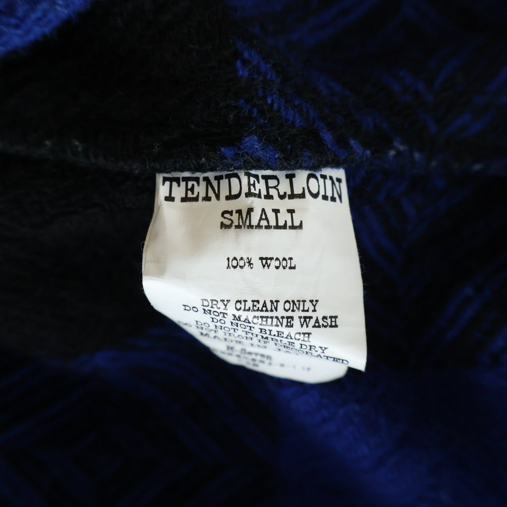 TENDERLOIN(テンダーロイン) BUFFALO SHT JKT バッファロー チェック柄 ウール シャツ ジャケット ブルー