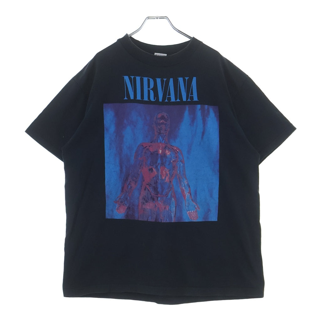 VINTAGE(ヴィンテージ) 90S VINTAGE NIRVANA SLIVER anvilボディ ニルヴァーナ スリヴァー ヴィンテージ プリントTシャツ 半袖カットソー ブラック