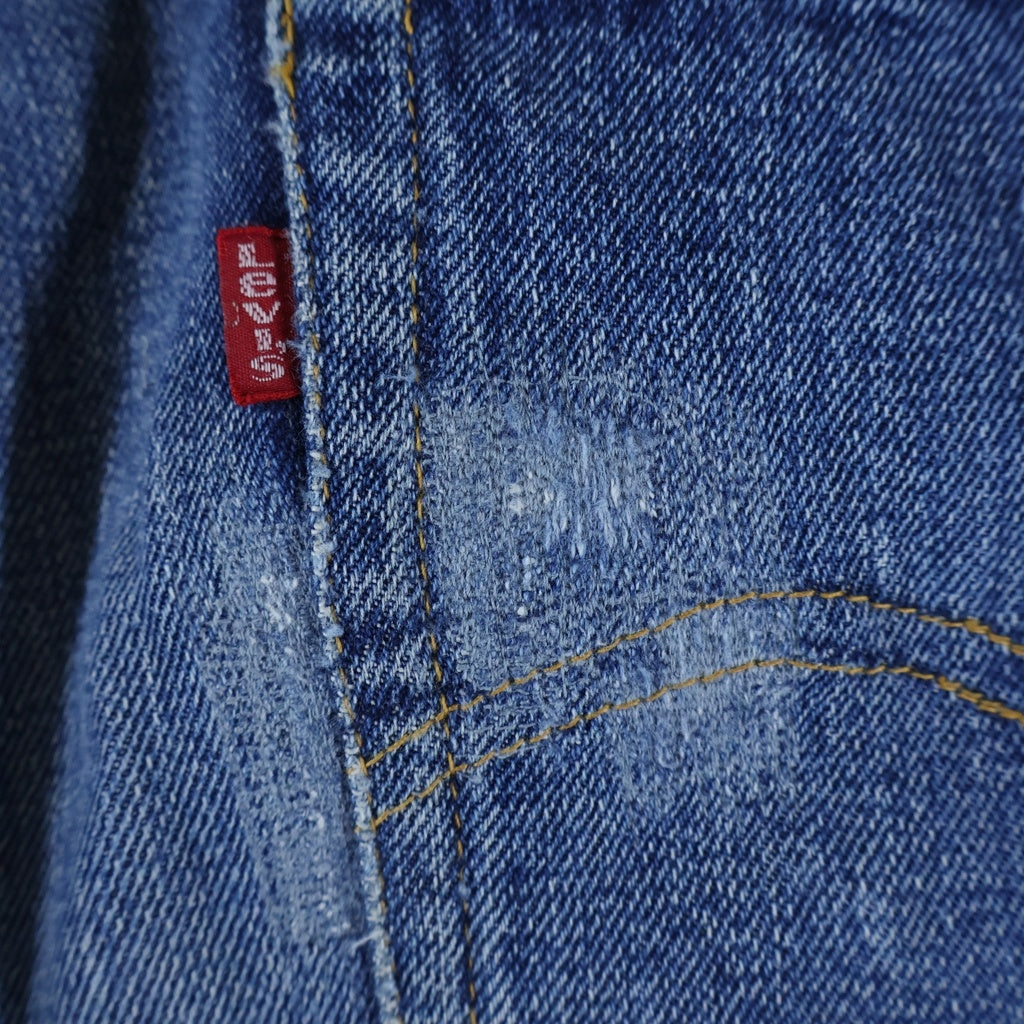 Levi's(リーバイス) 70S VINTAGE 501 66前期 ボタン裏6 紙パッチ スモールe シングルステッチ ヴィンテージ ボタンフライデニムパンツ インディゴ