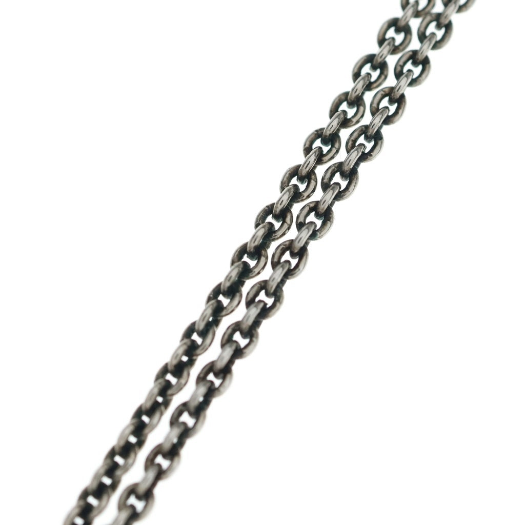 LOUIS VUITTON(ルイヴィトン) エセンシャル V S00 LVロゴモチーフ チェーンネックレス シルバー M63197 LE0251 レディース