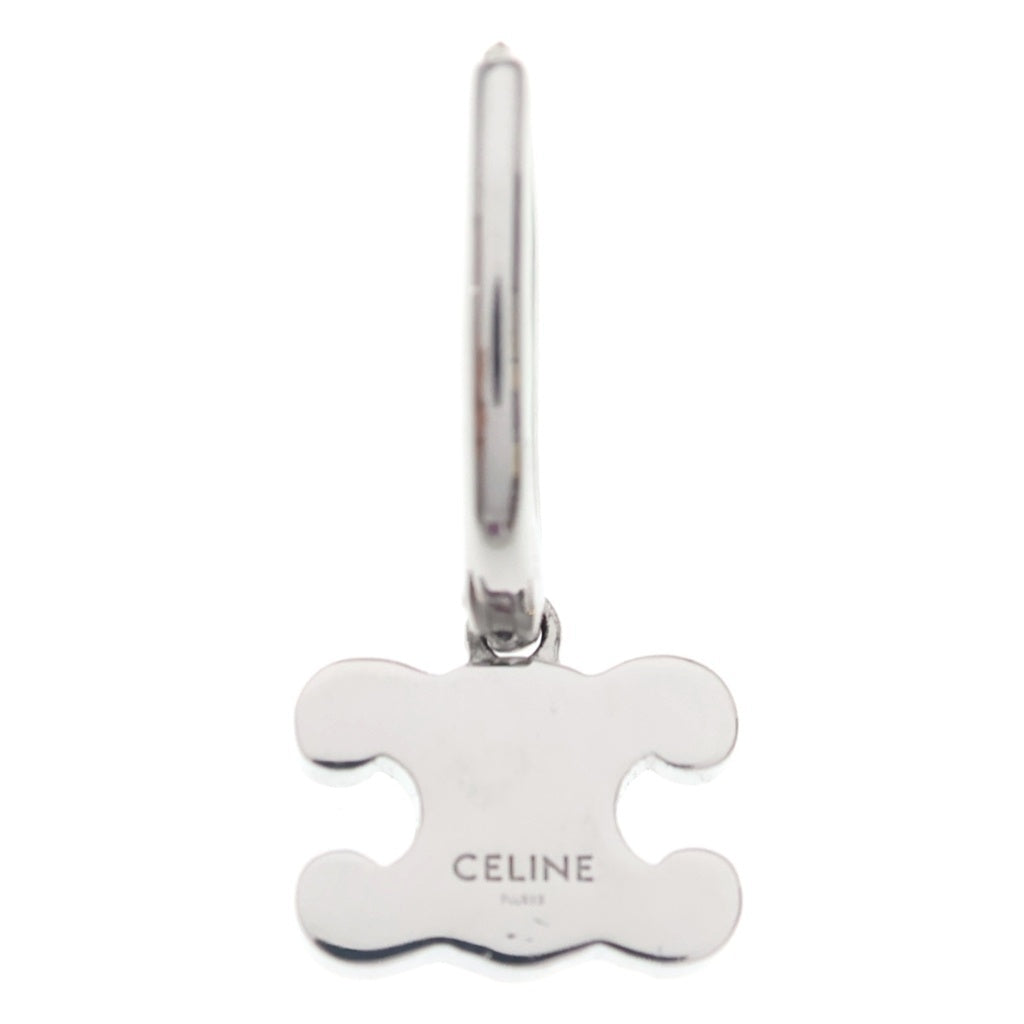CELINE(セリーヌ) トリオンフ ラインストーン ピアス イヤリング シルバー FTT2253 レディース
