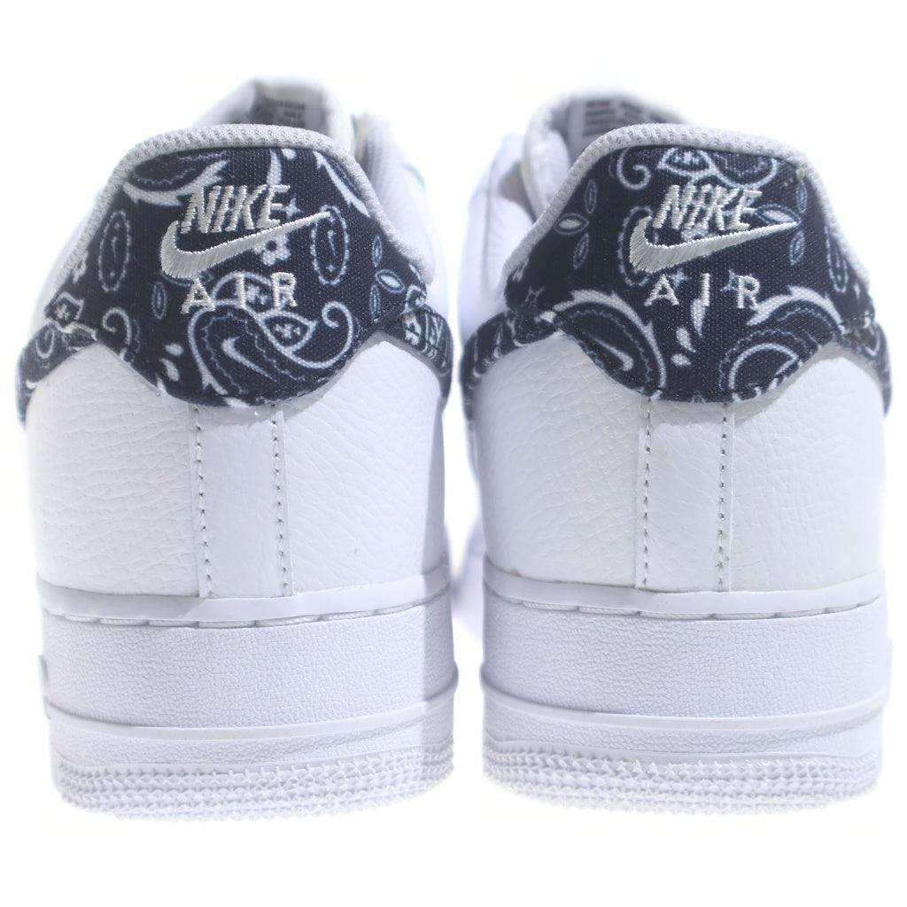 NIKE(ナイキ) WMNS AIR FORCE 1 07 ウィメンズ エアフォース1 07 エッセンシャル ペイズリー ローカットスニーカー ホワイト/ブラック US11/28cm DH4406-101