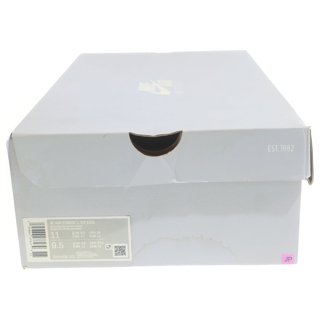 NIKE(ナイキ) WMNS AIR FORCE 1 07 ウィメンズ エアフォース1 07 エッセンシャル ペイズリー ローカットスニーカー ホワイト/ブラック US11/28cm DH4406-101