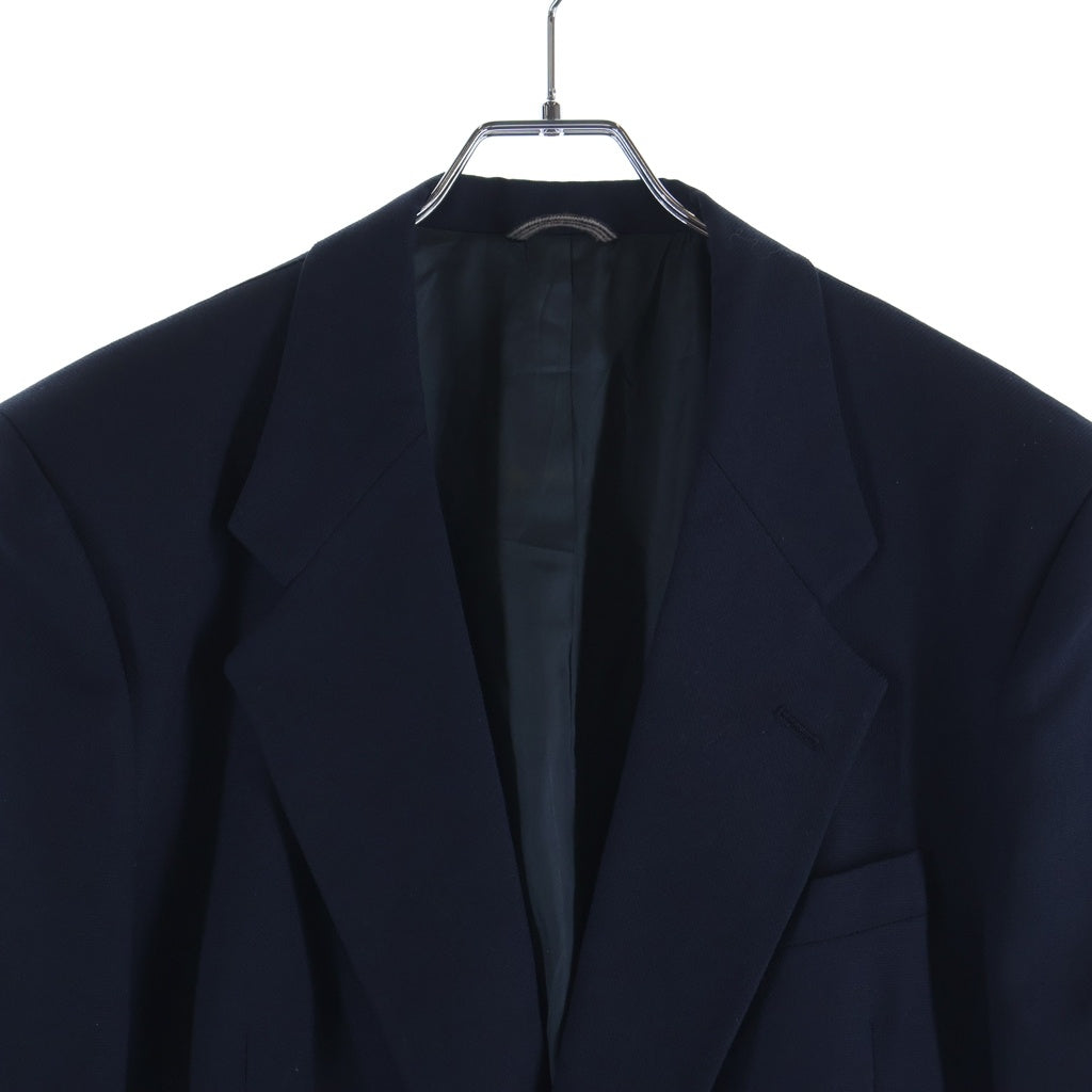 Christian Dior MONSIEUR(クリスチャンディオールムッシュ) 80S VINTAGE ヴィンテージ USA製 金ボタン 2Bシングルテーラードジャケット ネイビー