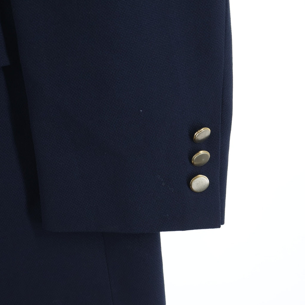 Christian Dior MONSIEUR(クリスチャンディオールムッシュ) 80S VINTAGE ヴィンテージ USA製 金ボタン 2Bシングルテーラードジャケット ネイビー