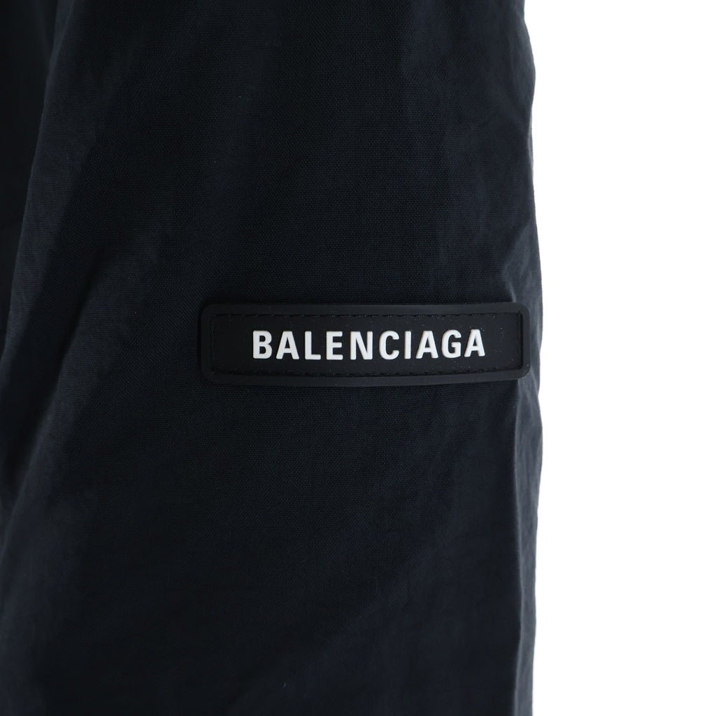 BALENCIAGA(バレンシアガ) NYLON OVERSIZE BLAZER ナイロン オーバーサイズブレザー テーラードジャケット ネイビー 792845