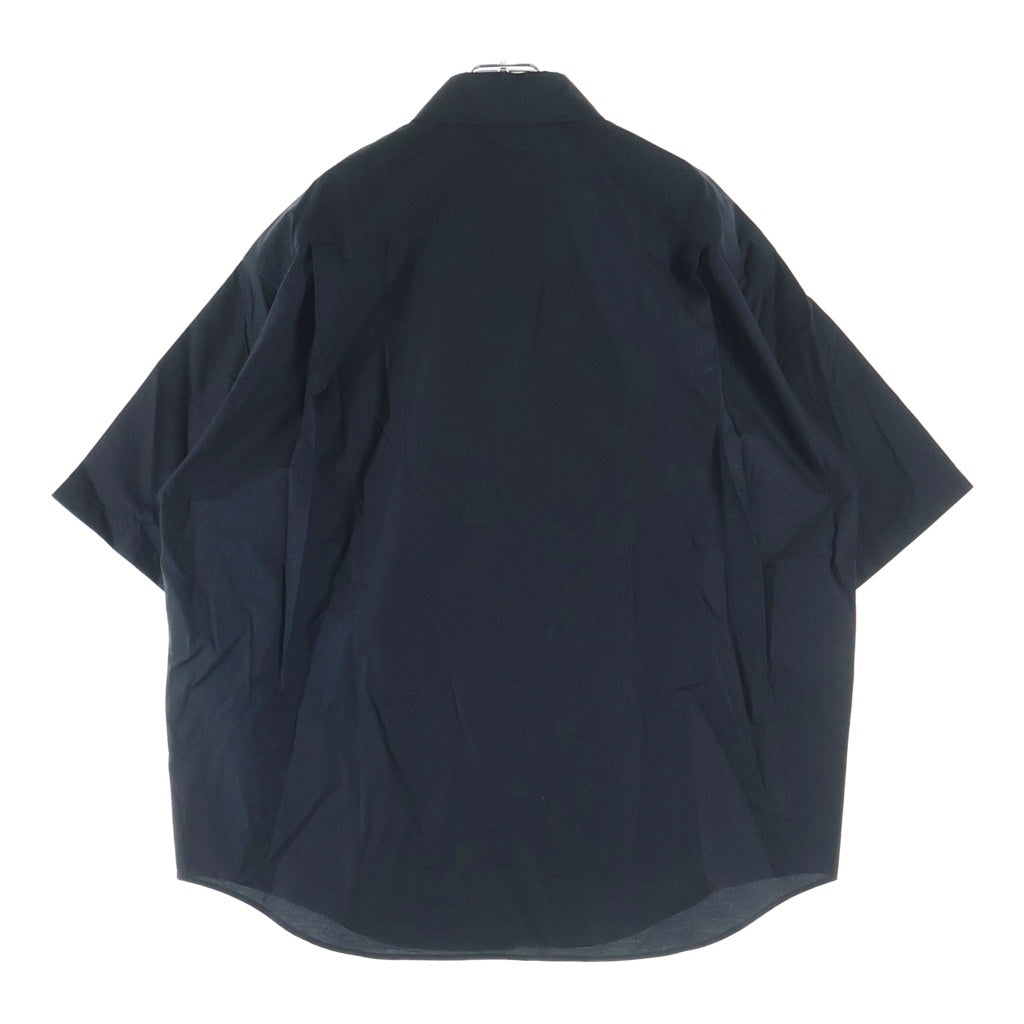 BALENCIAGA(バレンシアガ) ハートロゴ ボタンダウン 半袖シャツ ブラック 839293