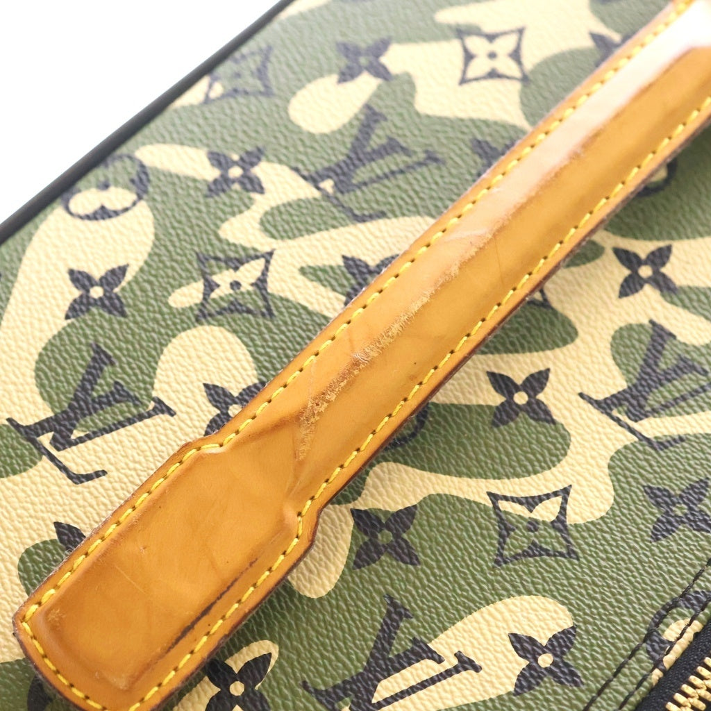 LOUIS VUITTON(ルイヴィトン) モノグラモフラージュ ぺガス60 キャリーケース トラベルバッグ グリーン M23333 レディース