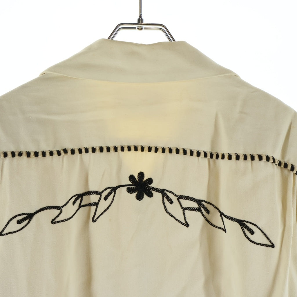 VINTAGE(ヴィンテージ) 50S VINTAGE MAC MURRAY WESTERN JACKET マクマリー レーヨンギャバジン ヴィンテージ ウエスタンジャケット ホワイト