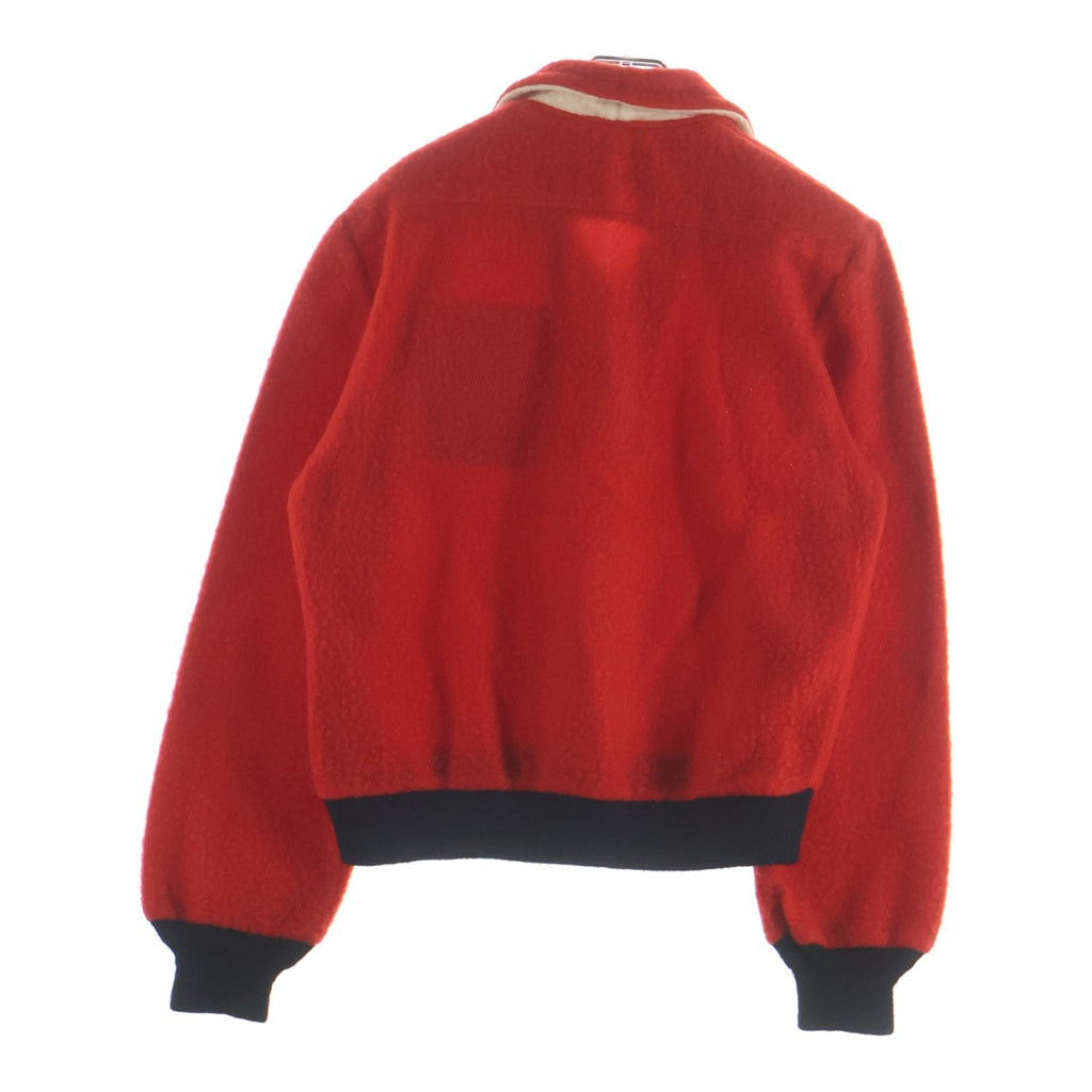 VINTAGE(ヴィンテージ) 50-60S VINTAGE CALIFORNIA BLOCK ORIGINALS ヴィンテージ カリフォルニアブロックオリジナル CONMATICジップ プルオーバーウールジャケット レッド