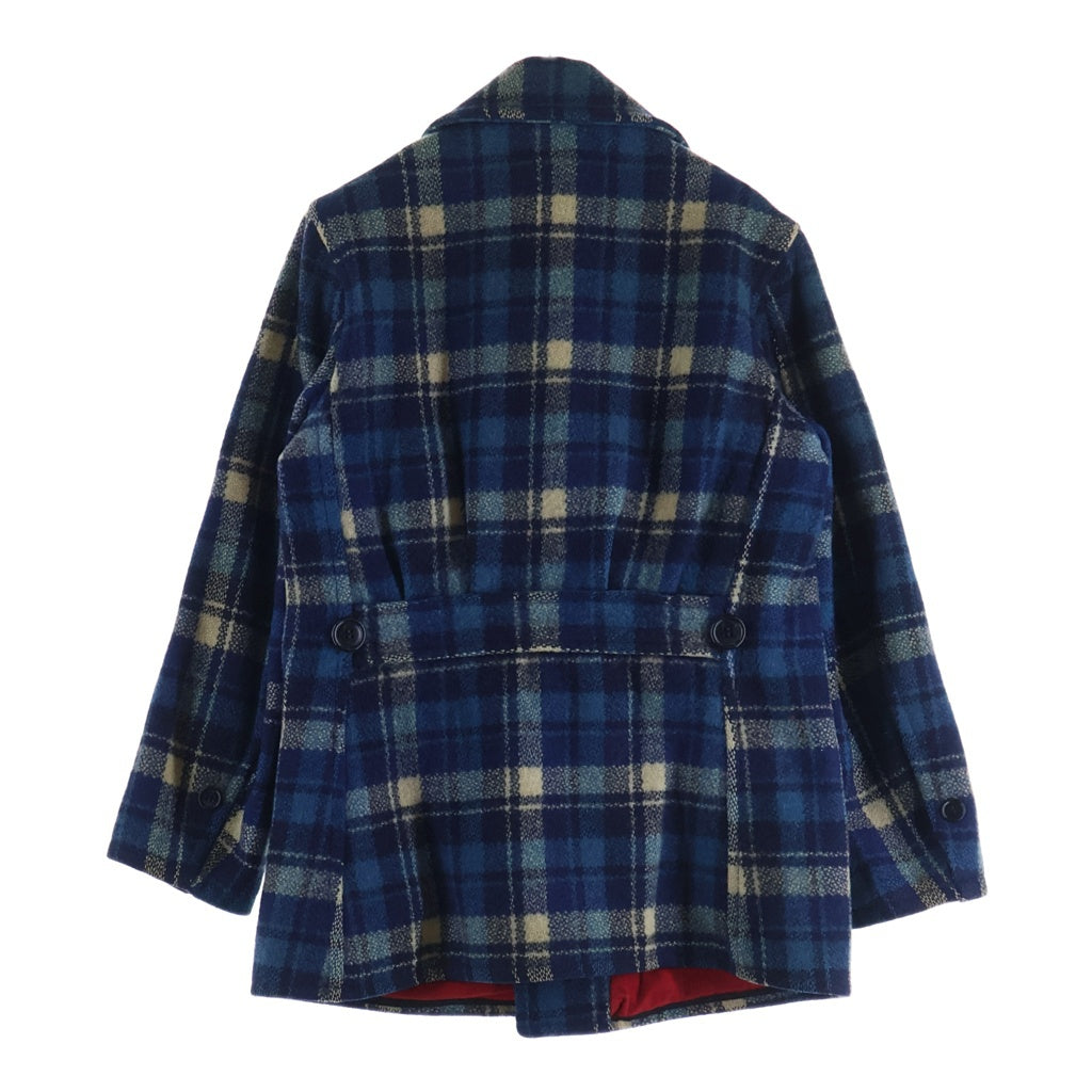 VINTAGE(ヴィンテージ) 60S VINTAGE SEARS BOYVILLE ヴィンテージ ウール チェック Pコート ネイビー